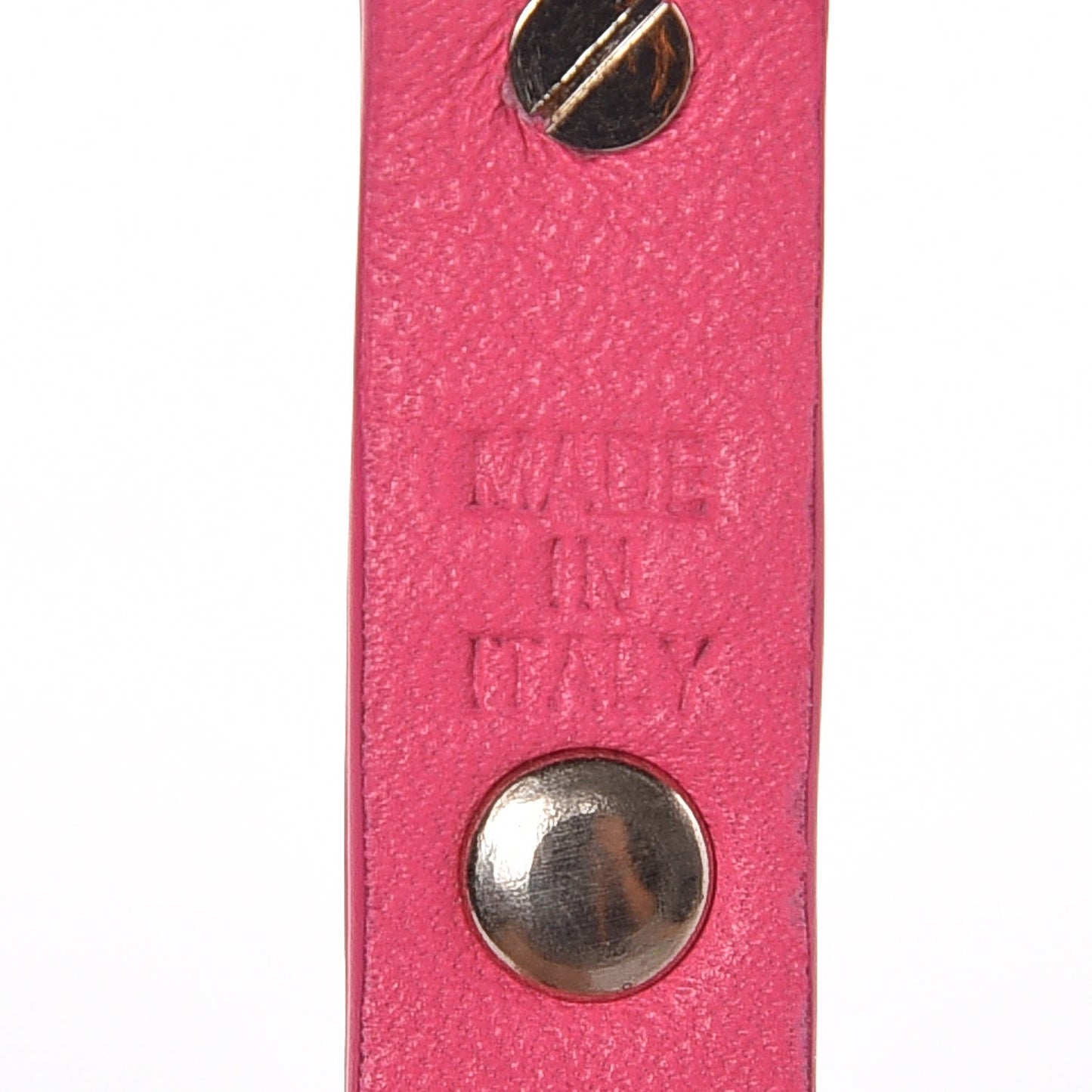 Vitello Rockstud Bracelet Fuxia Fluo