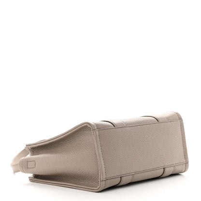 Marc Jacobs Grained Calfskin Mini The Tote Bag Cement 4 of 15