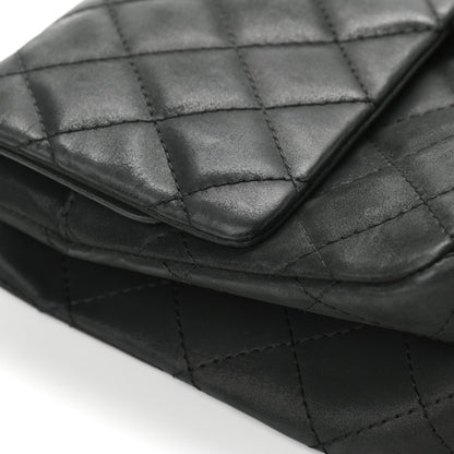 Chanel Iridescent Calfskin Quilted 2.55 Reissue 227 Flap Black 12 of 17