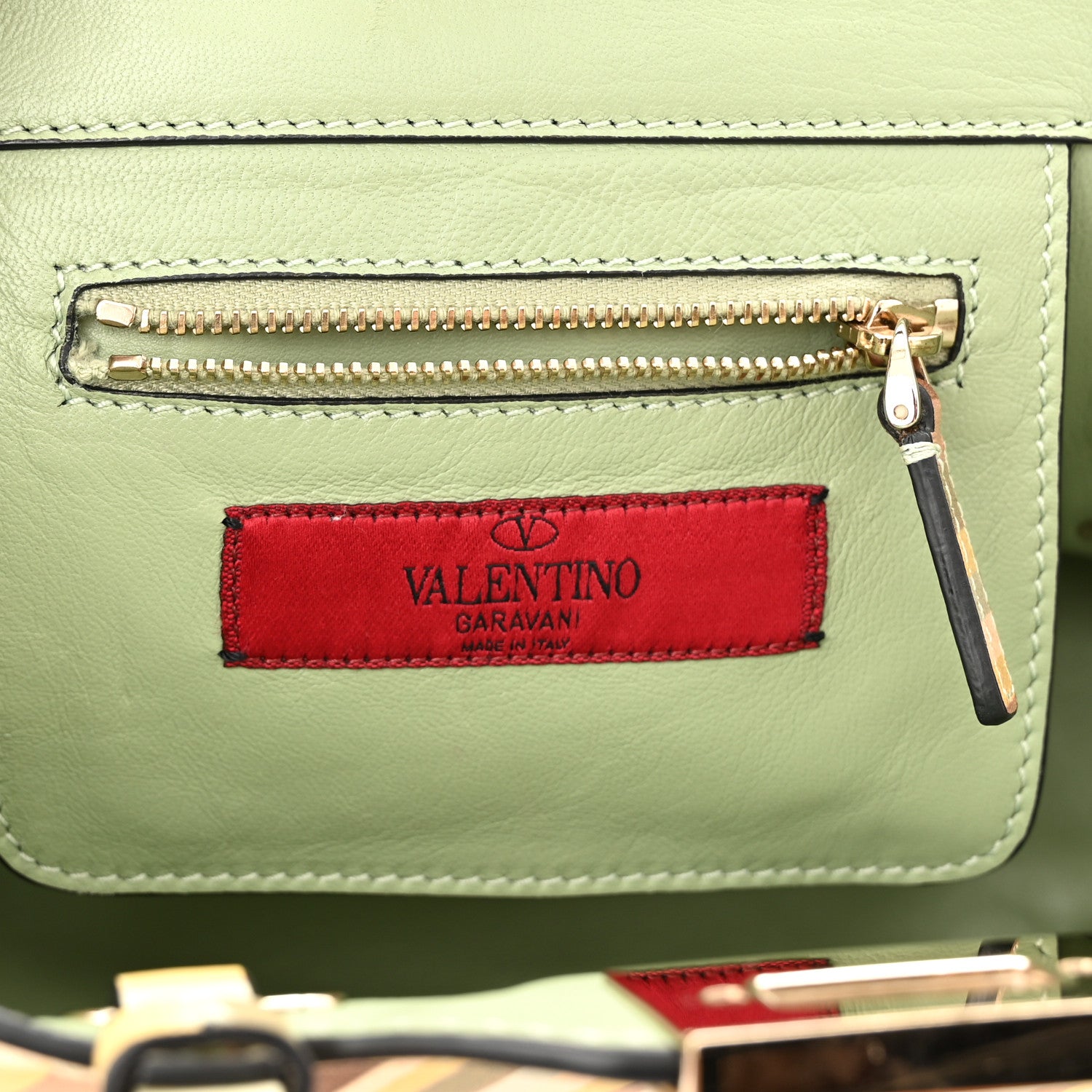 Valentino Garavani Vitello Native Couture 1975 Mini Rockstud Tote Multicolor 6 of 9