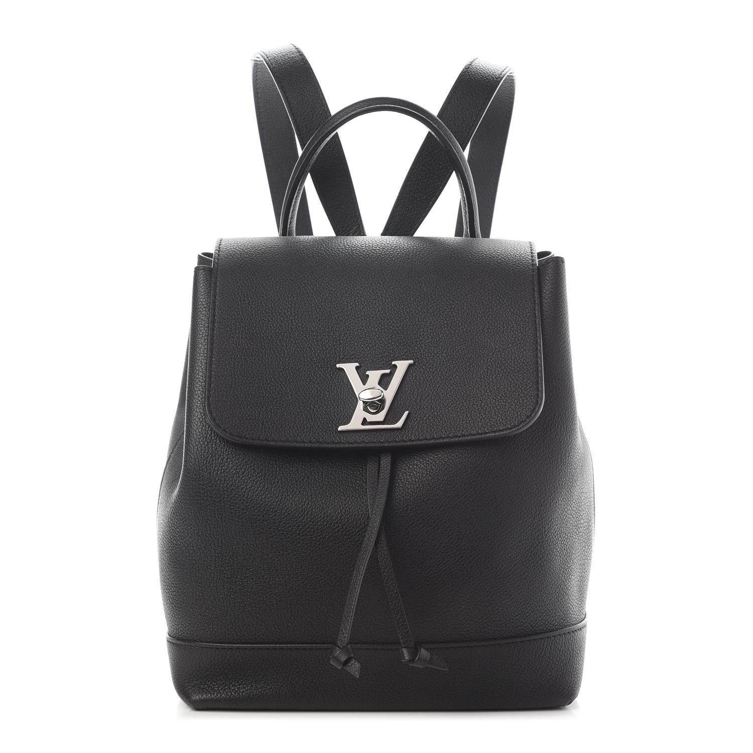 Louis Vuitton Calfskin Lockme Backpack Black 1 of 11