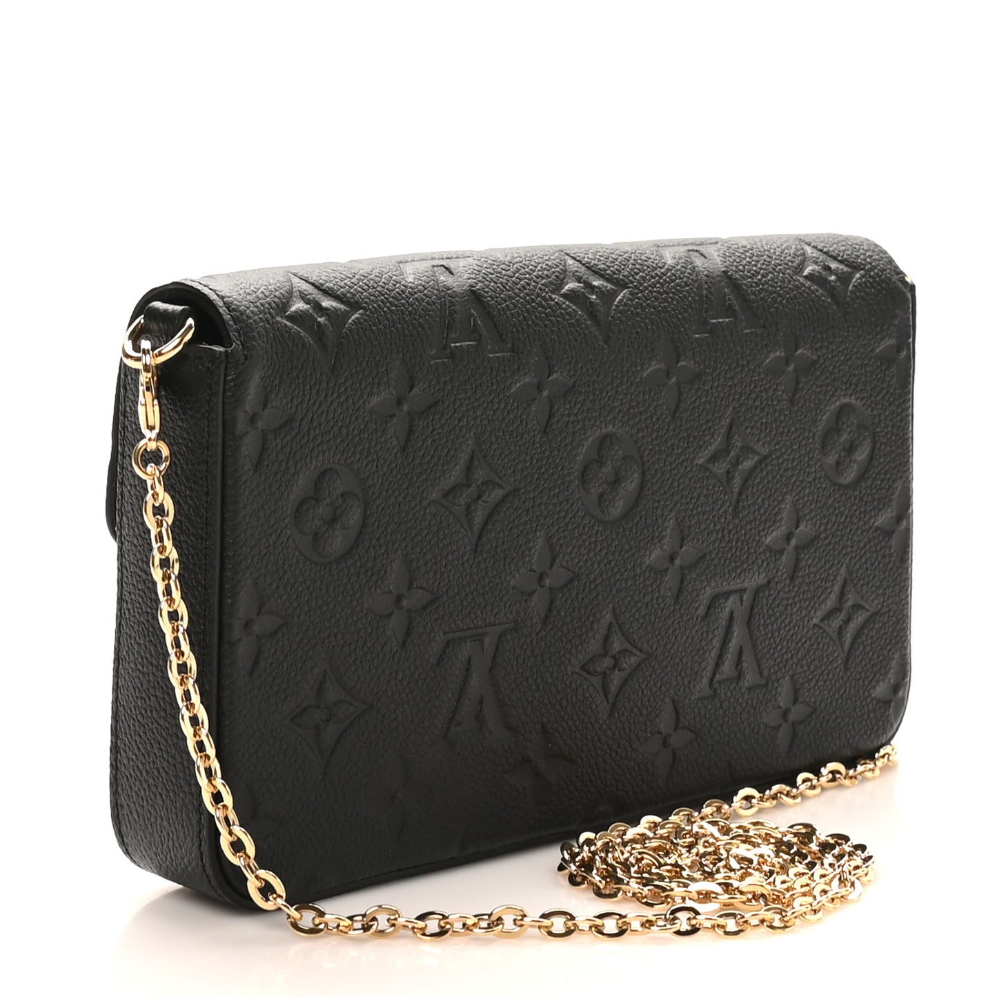 Empreinte Pochette Felicie Chain Wallet Black