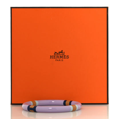 Hermes Lacquered Wood H Equipe PM Bangle Bracelet T1 5 of 5