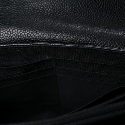 Chanel Caviar Half Moon Wallet On Chain WOC Black 11 of 16