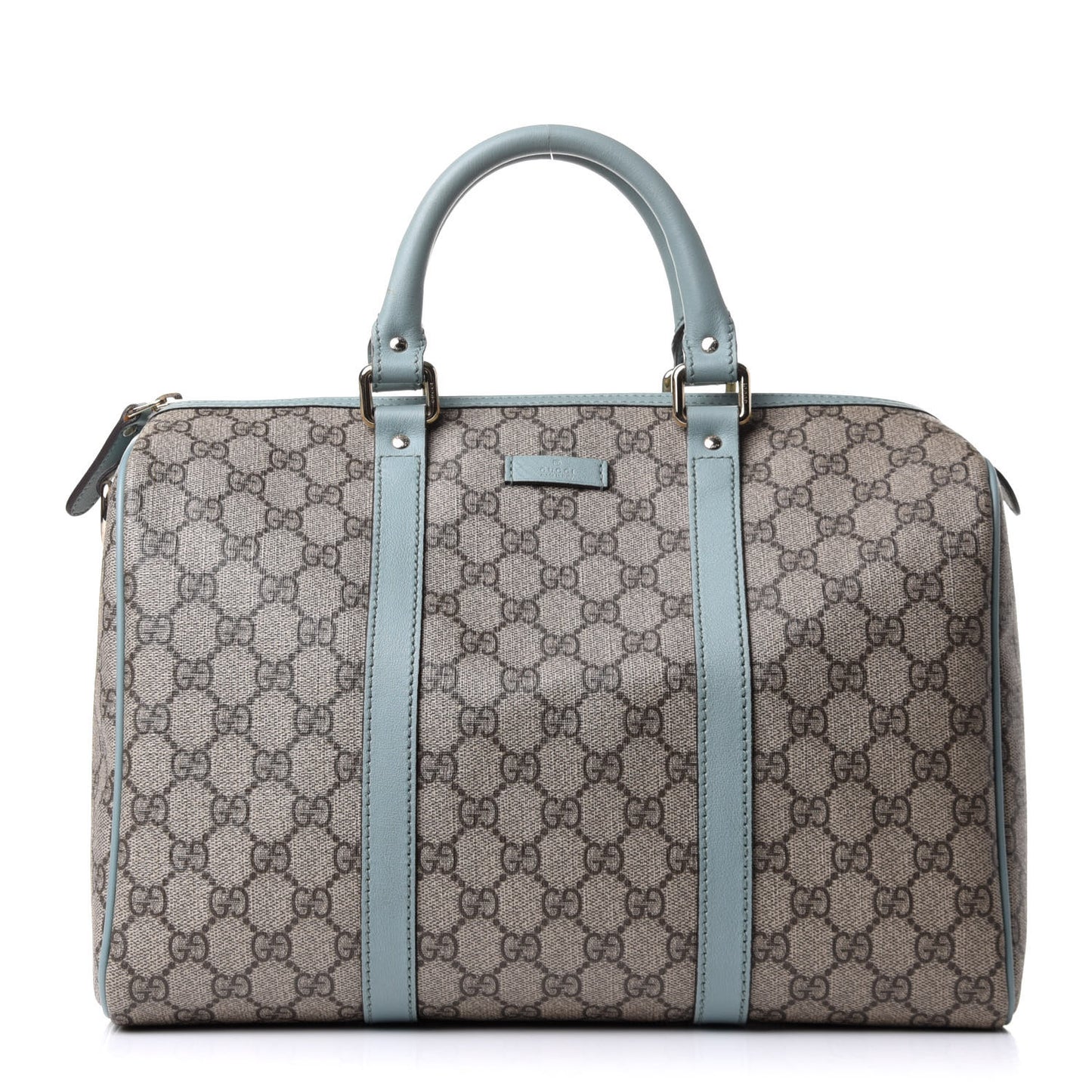 GG Plus Monogram Medium Joy Boston Light Blue