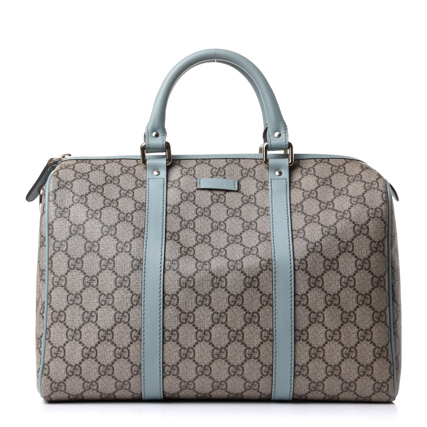 Gucci GG Plus Monogram Medium Joy Boston Light Blue 1 of 12