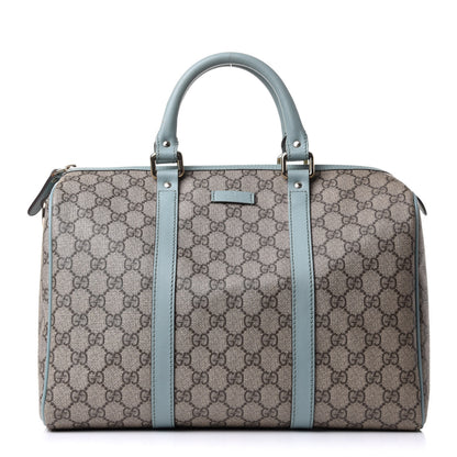 Gucci GG Plus Monogram Medium Joy Boston Light Blue 1 of 12