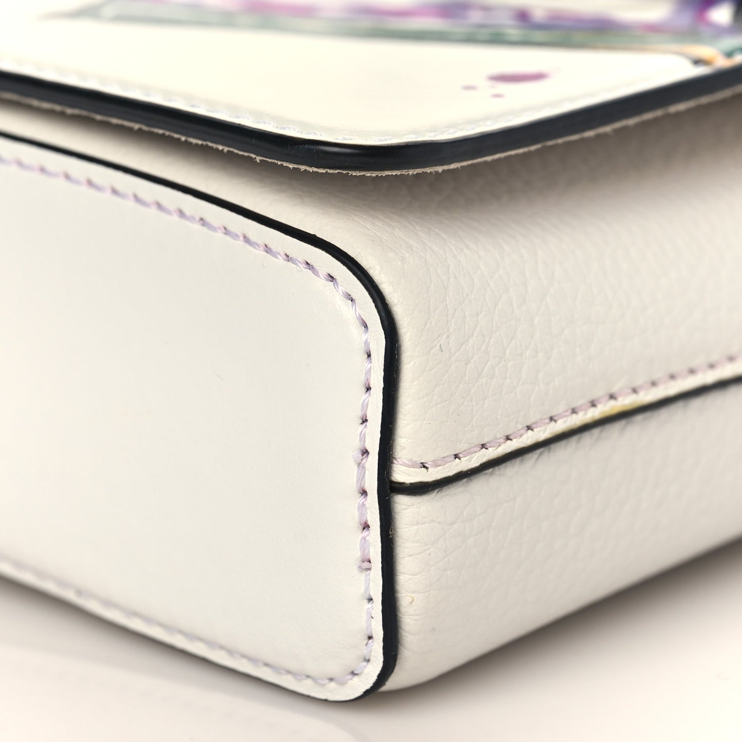 Calfskin Love RubyLou Clutch White