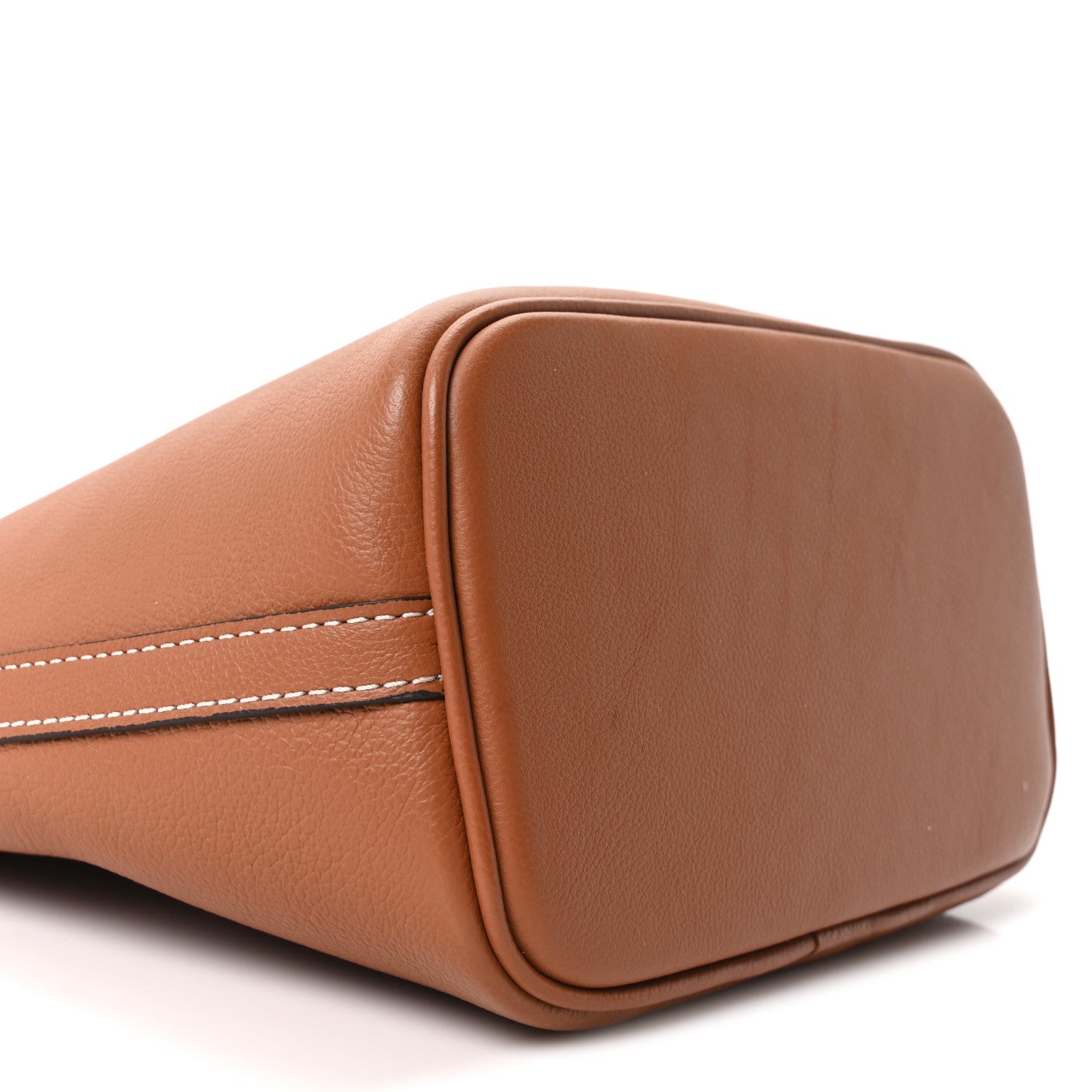 Louis Vuitton Calfskin Lock and Walk Bucket Cognac 9 of 10