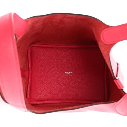 Hermes Taurillon Clemence Picotin Lock 18 PM Rose Extreme 5 of 10