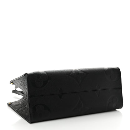 Louis Vuitton Empreinte Monogram Giant OnTheGo MM Black 4 of 14
