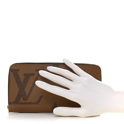 Louis Vuitton Reverse Monogram Giant Zippy Wallet 2 of 9