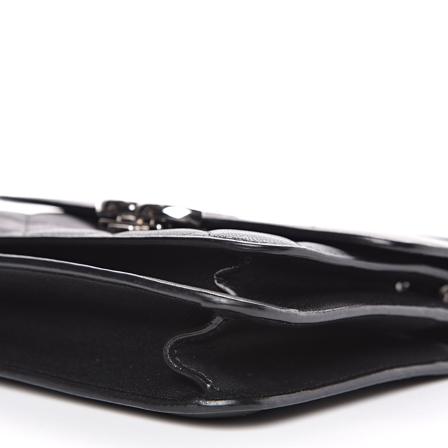 Chanel Grained Calfskin Quilted Small CC Box Flap Black 9 of 14