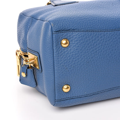 Prada Vitello Daino Bowler Cobalto 9 of 11