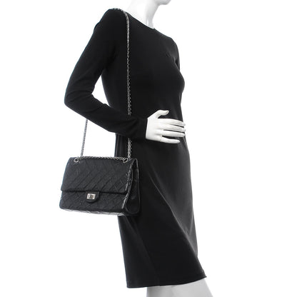 Chanel Aged Calfskin Quilted 2.55 Reissue 226 Flap Black 2 of 8