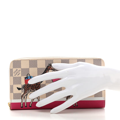 Louis Vuitton Damier Azur 2017 Christmas Animation Zippy Wallet 2 of 7