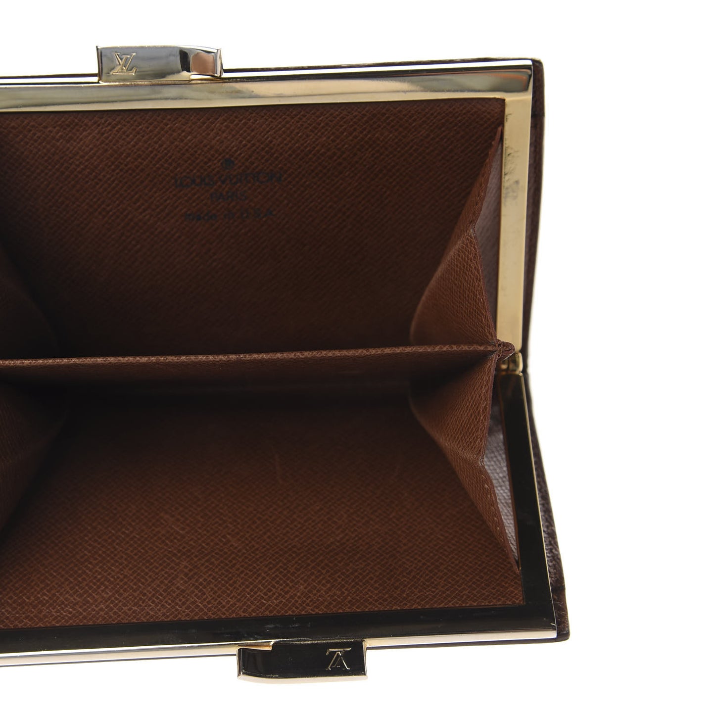 Monogram French Kiss Lock Coin Purse