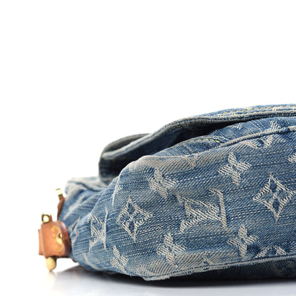 Louis Vuitton Denim Camera Bag Blue 6 of 13