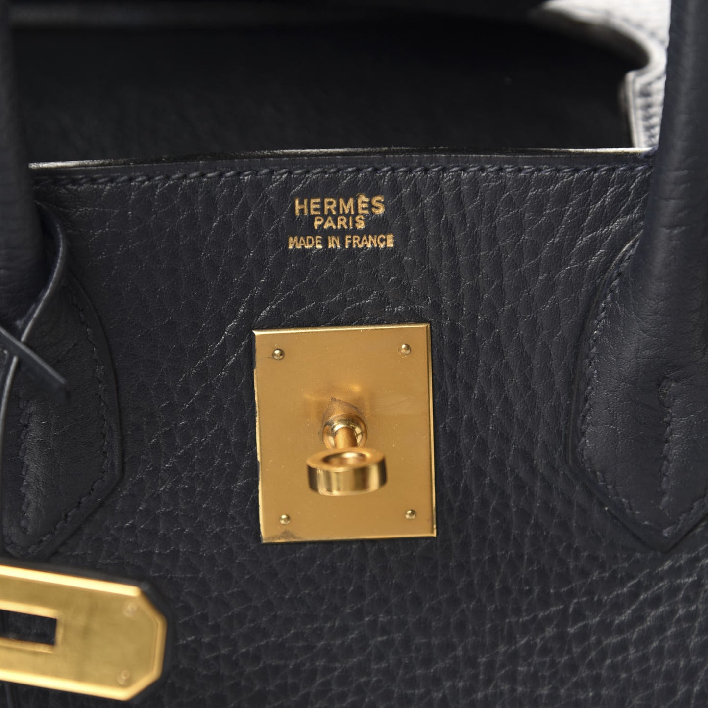 Taurillon Clemence HAC Birkin 32 Bleu Indigo