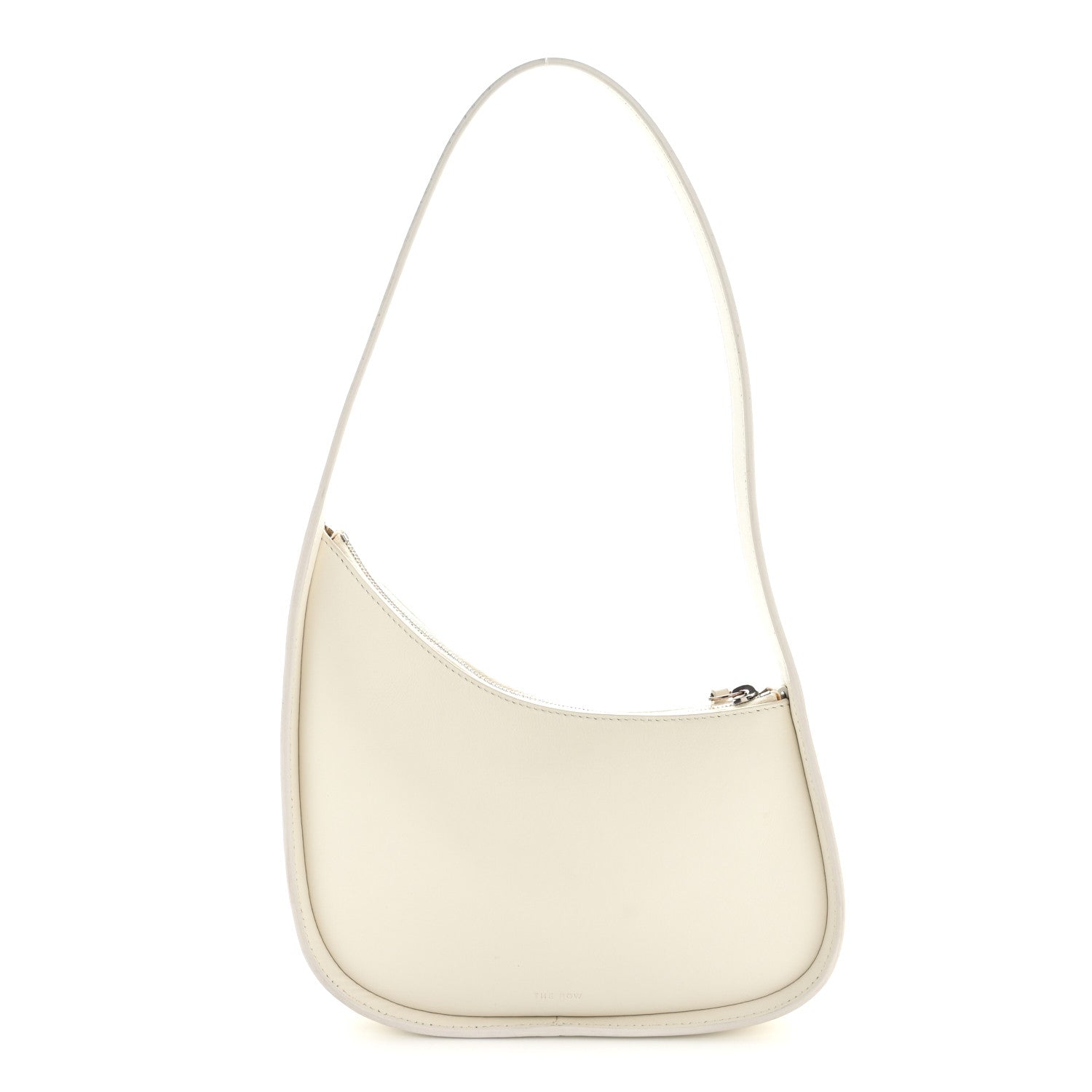 The Row Smooth Calfskin Half Moon Shoulder Bag New Ivory 1 of 12