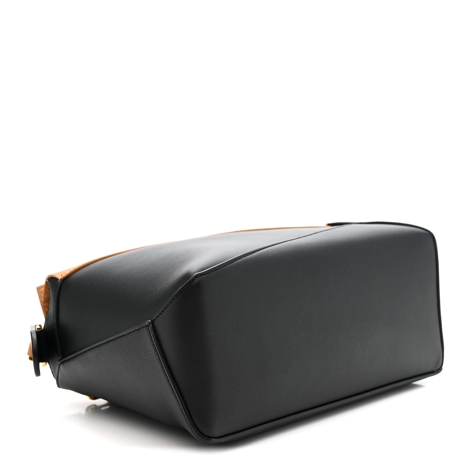 Loewe Calfskin Small Puzzle Edge Bag Warm Desert Black 1819553