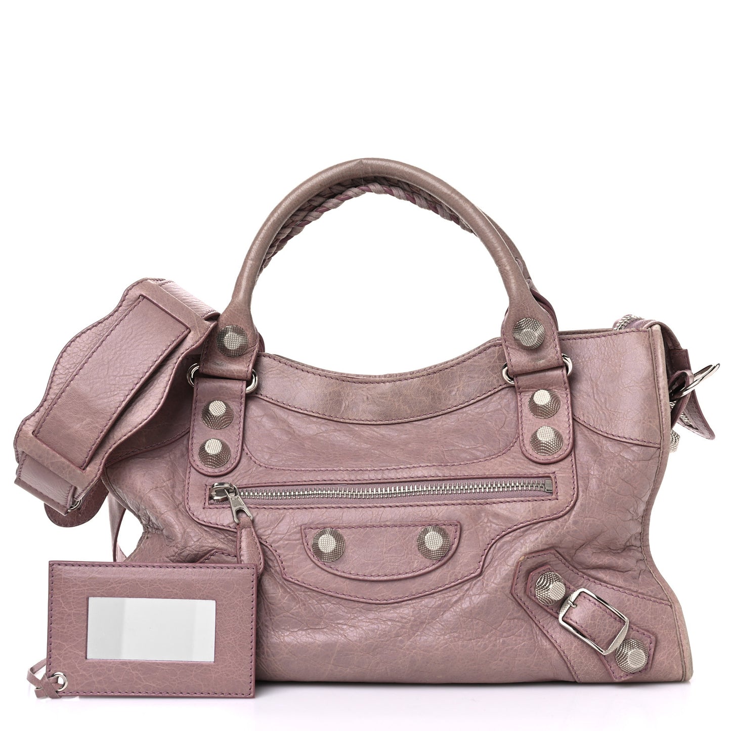 Agneau Giant 21 Silver Hardware Velo Parme