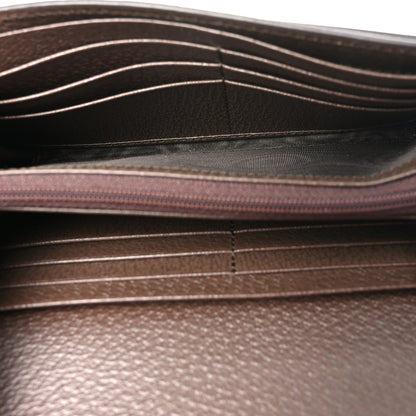 Gucci GG Supreme Monogram Web Ophidia Continental Wallet Brown 5 of 8