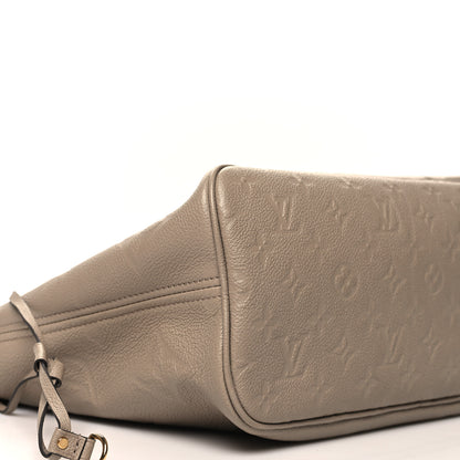 Louis Vuitton Empreinte Monogram Giant Neverfull MM Tourterelle 9 of 12