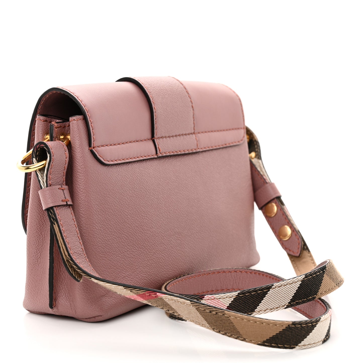 Soft Grain Calfskin Small Medley Crossbody Dusty Pink