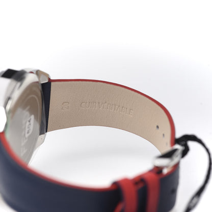 Fendi X FILA Stainless Steel Calfskin 40mm Momento Mania Quartz Watch 7 of 8