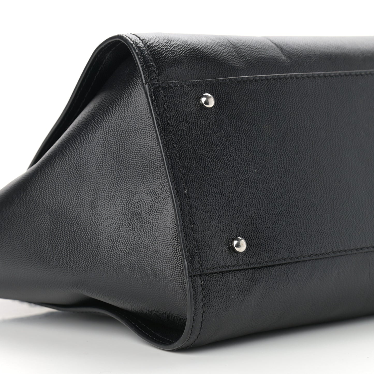 Caviar Medium Studded Deauville Tote Black