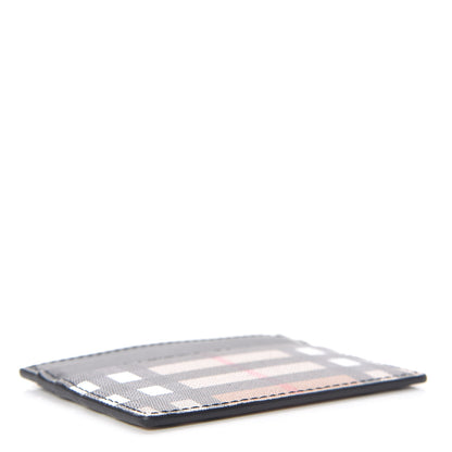 Burberry Vintage Check Calfskin Card Case Black 4 of 7