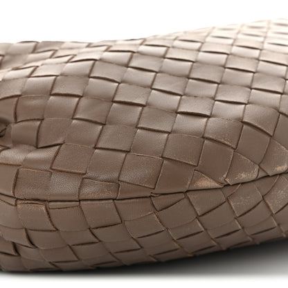 Bottega Veneta Nappa Intrecciato Teen Jodie Hobo Taupe Grey 9 of 10