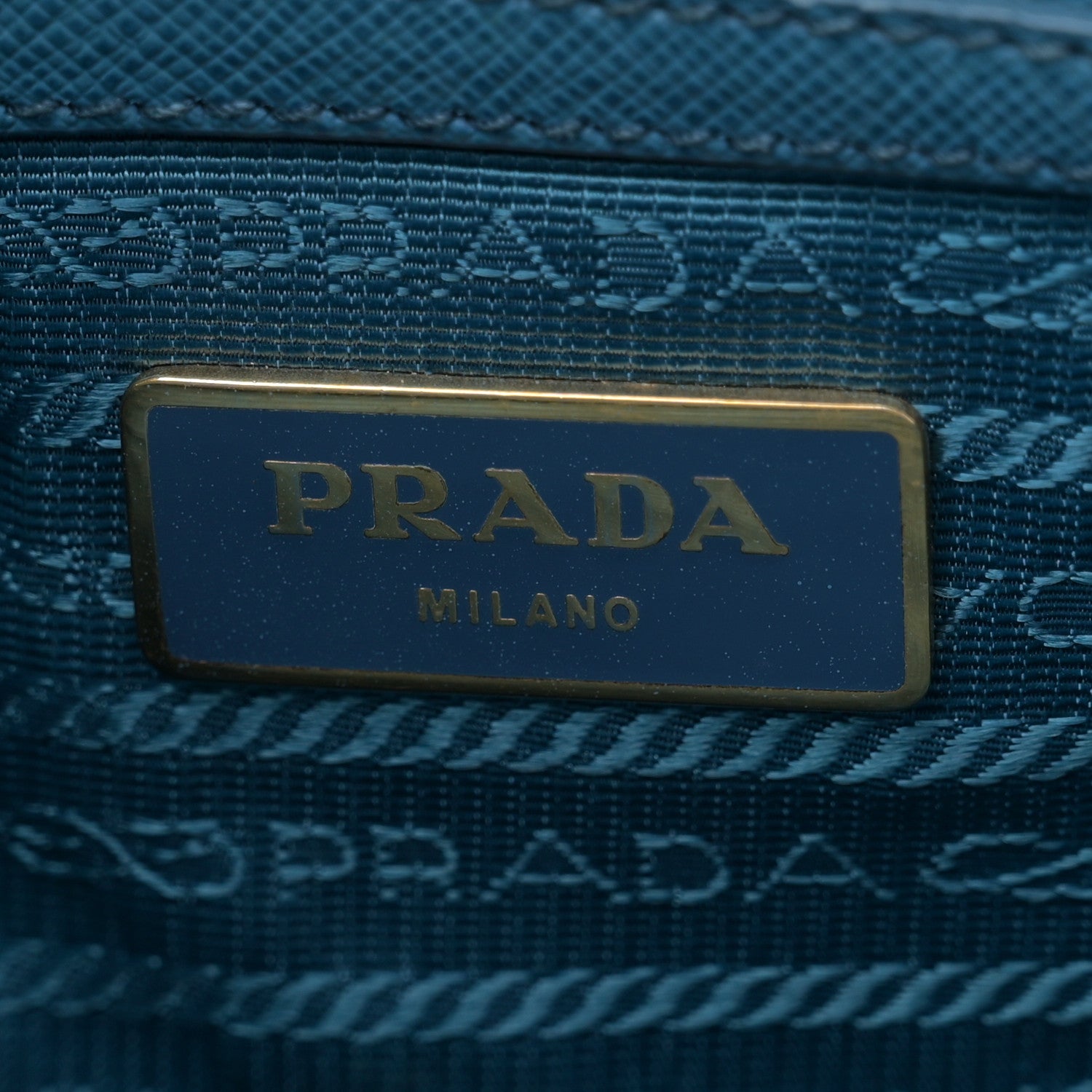 Prada Saffiano Tote Cobalto 7 of 15