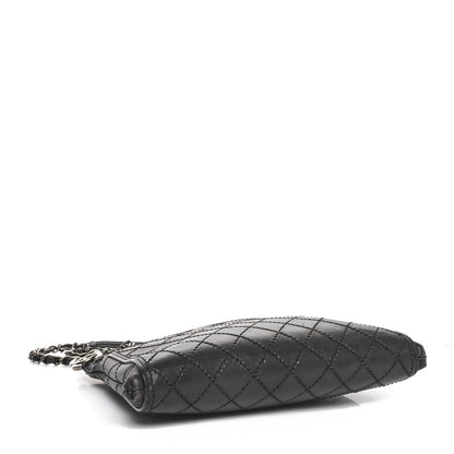 Chanel Calfskin Wild Stitch Small Shopping Tote Black 4 of 10