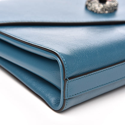 Gucci Calfskin Animalier Medium Shoulder Bag Blue 10 of 11