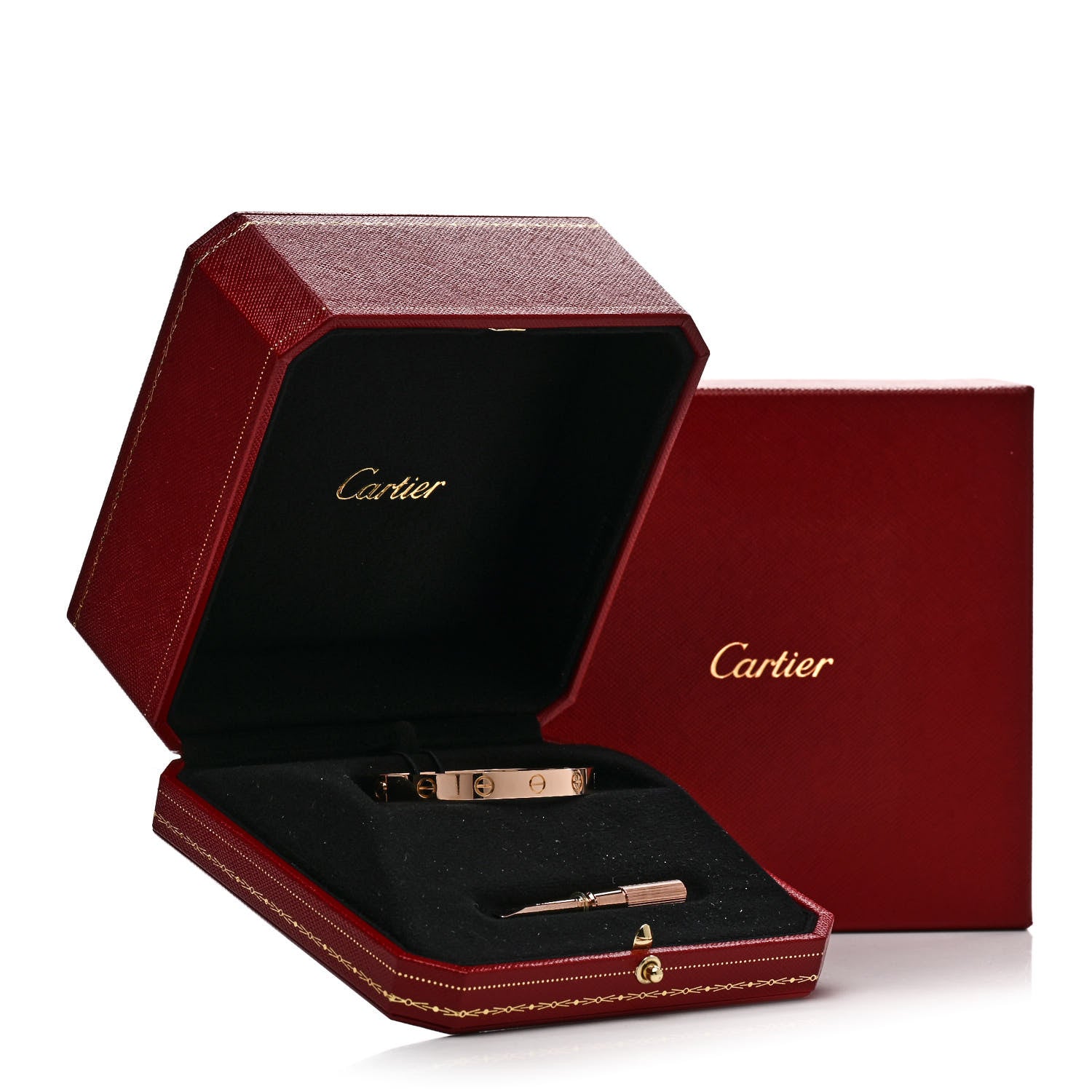 Cartier 18K Pink Gold LOVE Bracelet 15 9 of 9