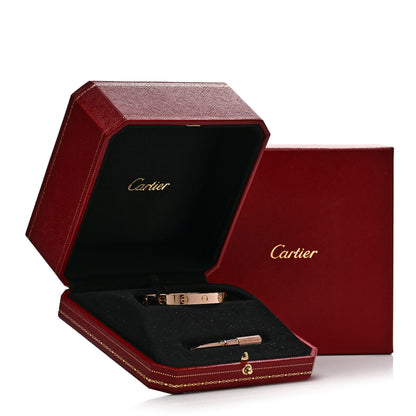 Cartier 18K Pink Gold LOVE Bracelet 15 9 of 9