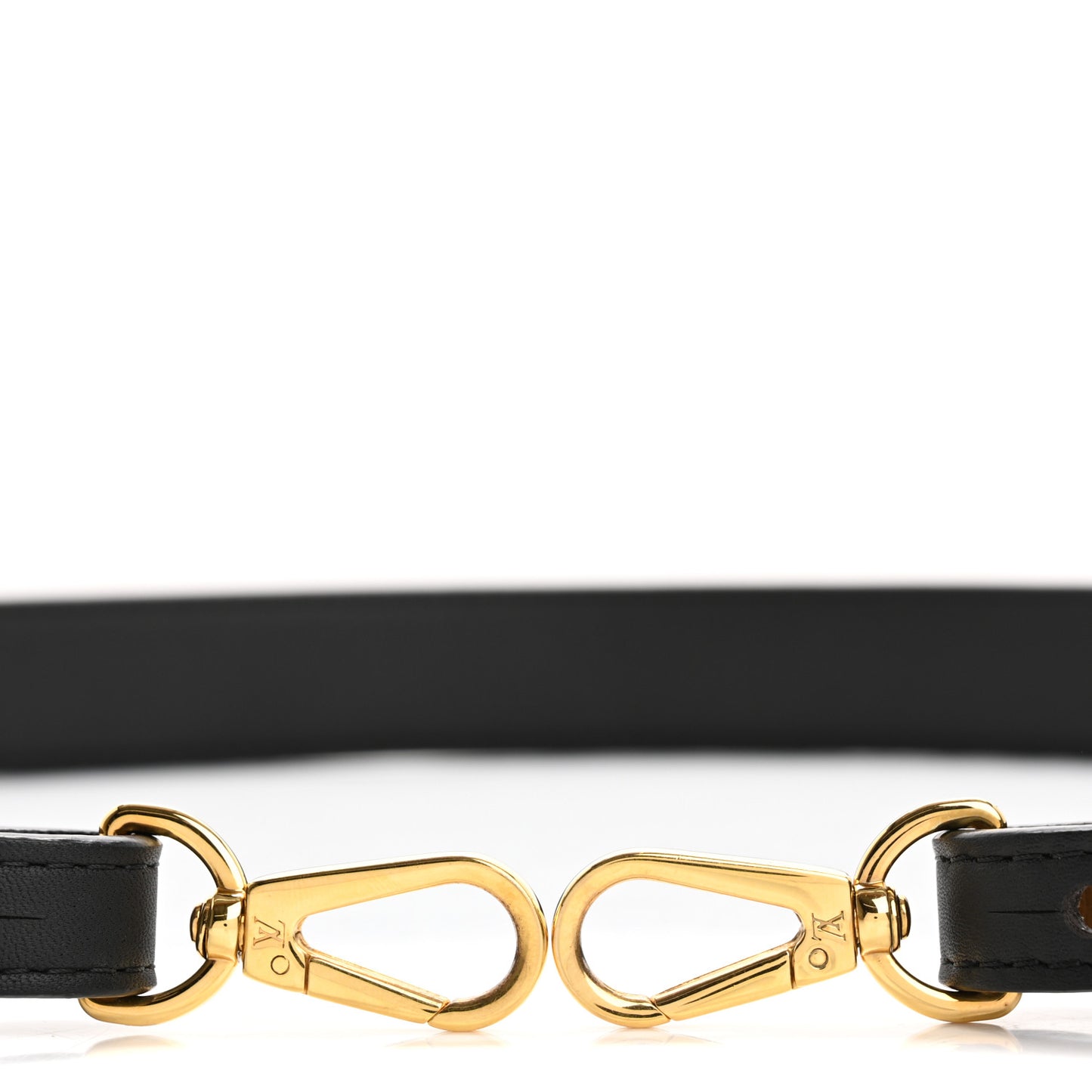 Reverse Monogram Bandouliere Shoulder Strap XL Black
