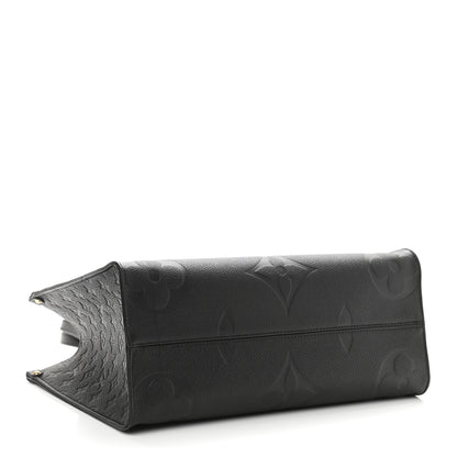 Louis Vuitton Empreinte Monogram Giant Onthego MM Black 4 of 10