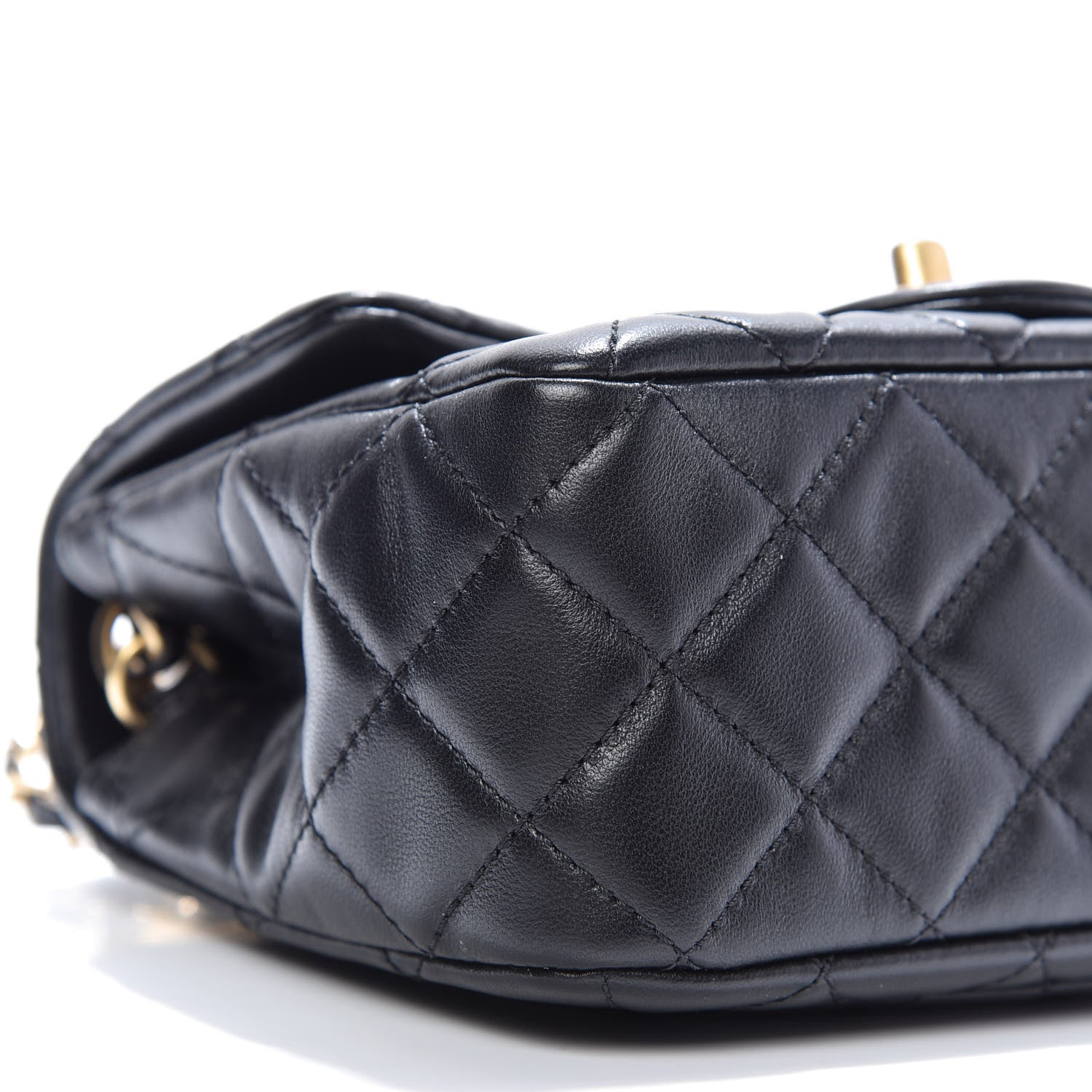 Chanel Lambskin Quilted Mini Pearl Crush Flap Black 6 of 10