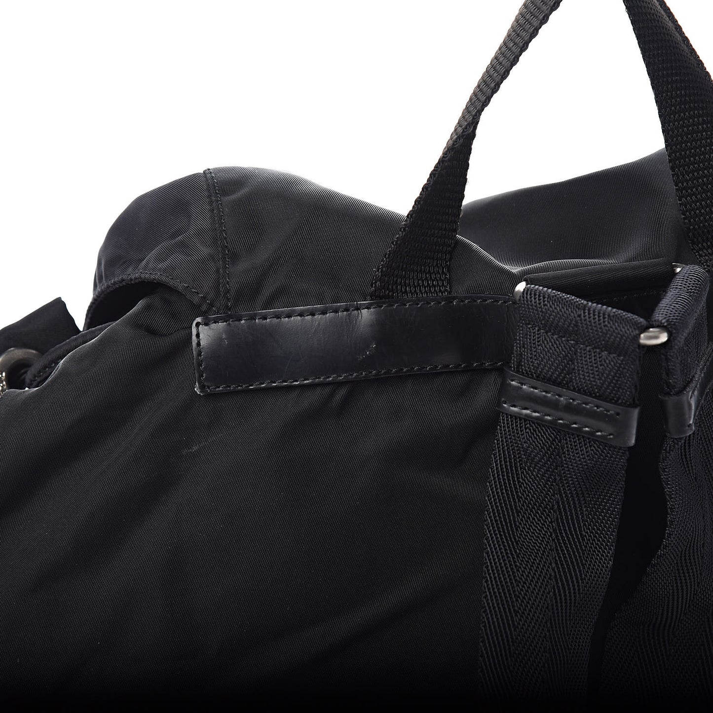 Nylon Vela Medium Backpack Black
