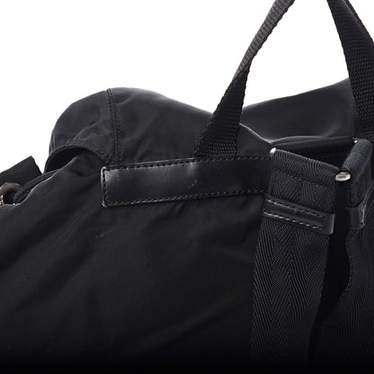 Prada Nylon Vela Medium Backpack Black 10 of 12