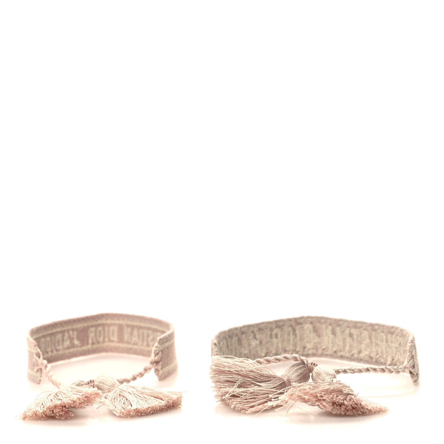 Christian Dior Woven Cotton J'Adior Friendship Bracelet Set Pink 3 of 3