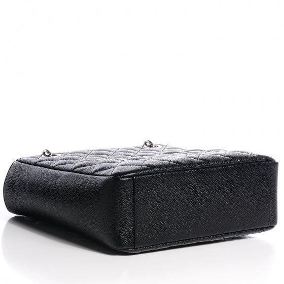 Chanel Caviar Petit Shopping Tote PST Black 4 of 8