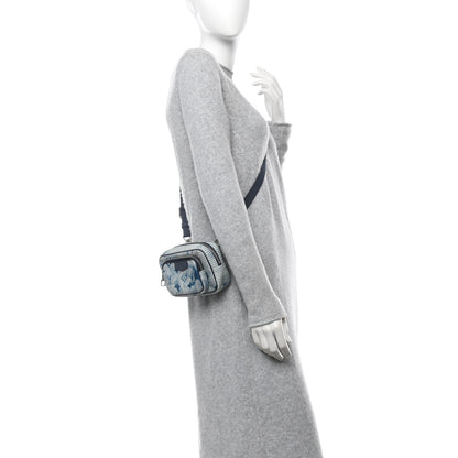 Louis Vuitton Hickory Stripes Denim Monogram Watercolor Outdoor Pouch Blue 2 of 10