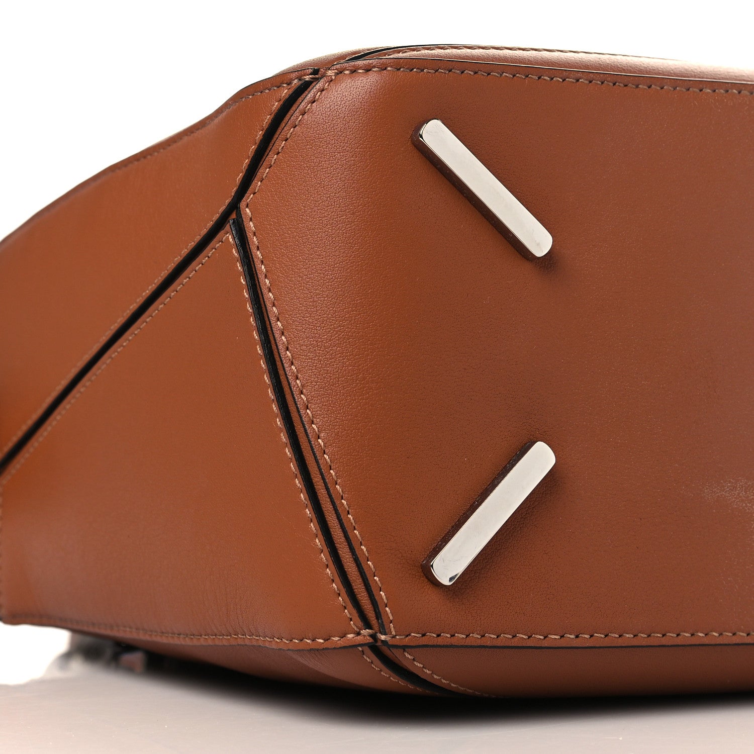 Loewe Calfskin Medium Puzzle Bag Tan 7 of 9