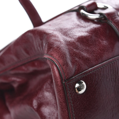 Miu Miu Vitello Shine Tote Amaranto 12 of 15