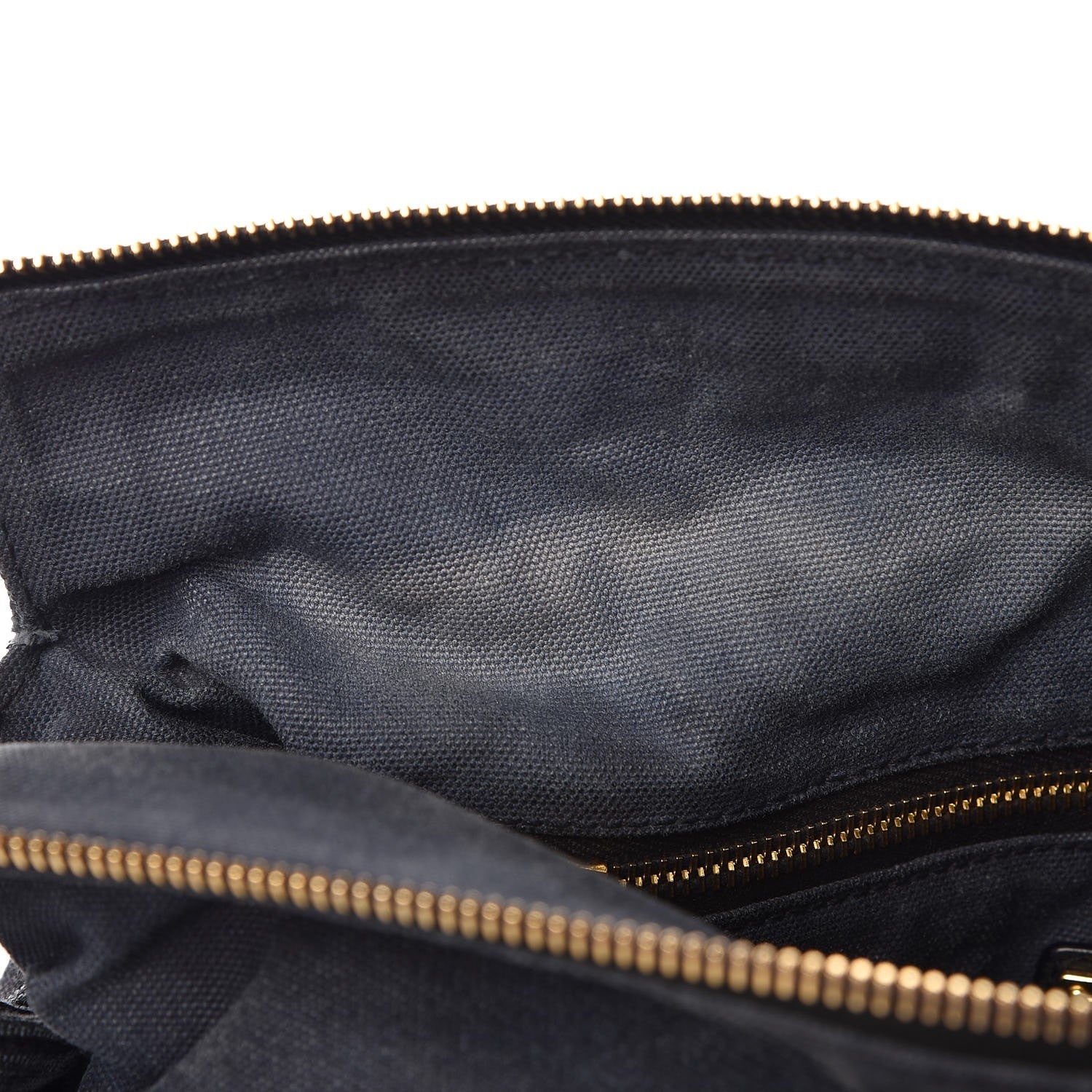 Miu Miu Washed Canvas Canapa Shopping Pattina Tote Bleuette 7 of 11