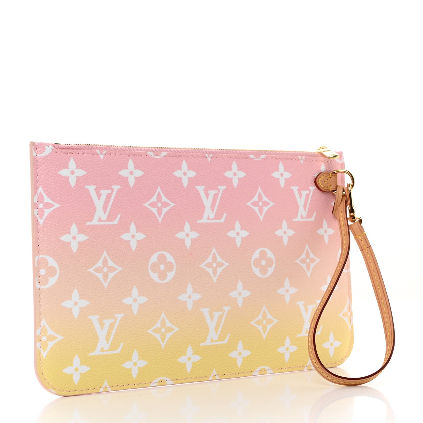Monogram By The Pool Neverfull MM Pochette Light Pink